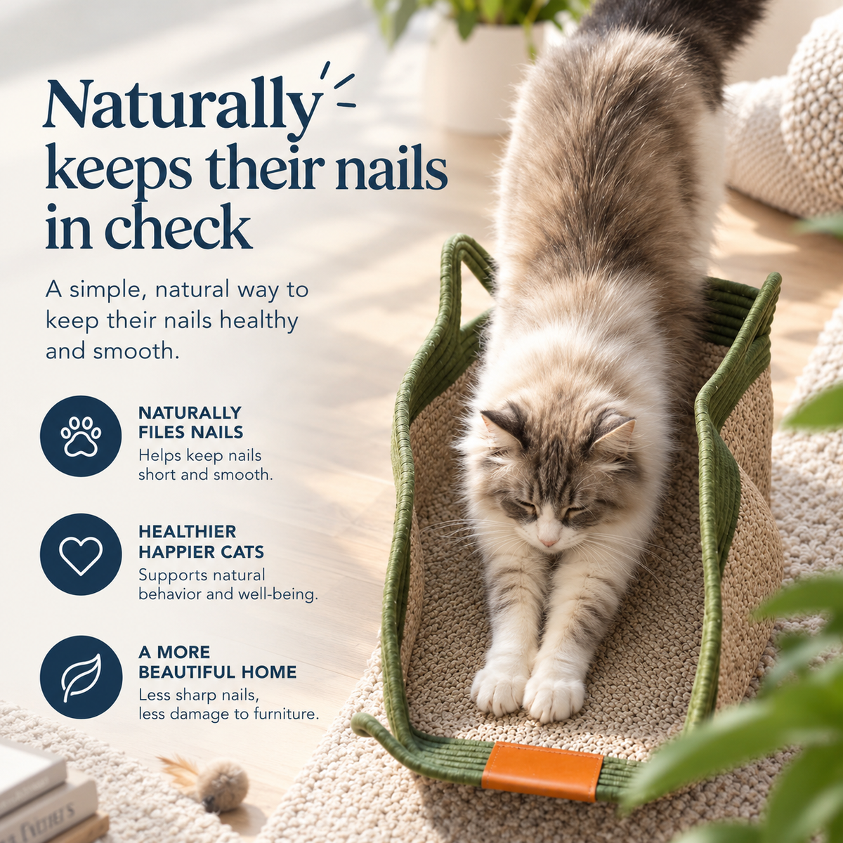 Instinct Basket - The natural territory for your indoor cat.