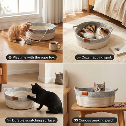 Instinct Basket - The natural territory for your indoor cat.